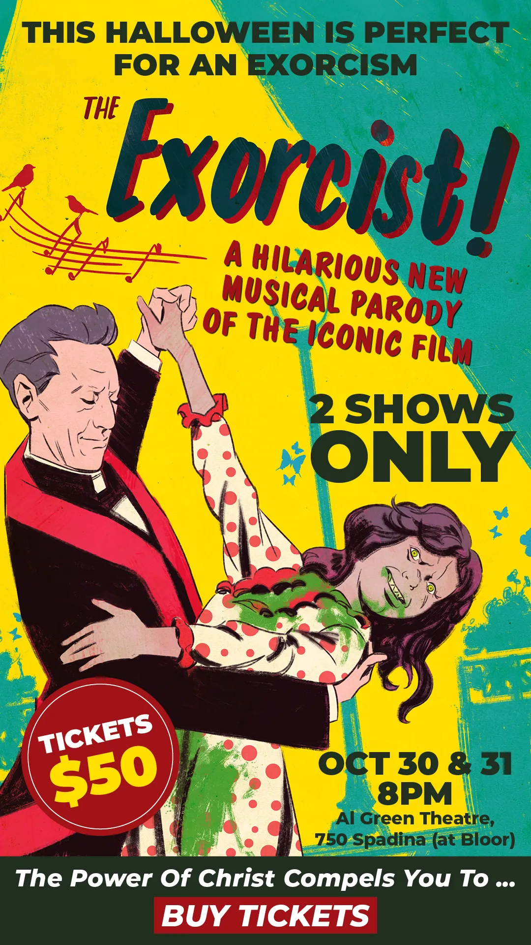 The Exorcist! A hilarious new musical parody of the iconic film